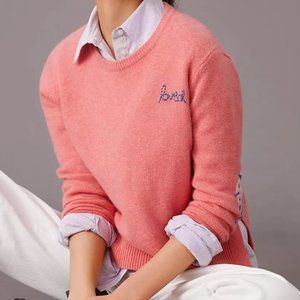 KERRI ROSENTHAL SWEETHEART PATCHWORK SWEATER